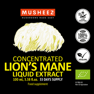 
                  
                    Organic Lion's Mane Liquid Extract (100ml)
                  
                