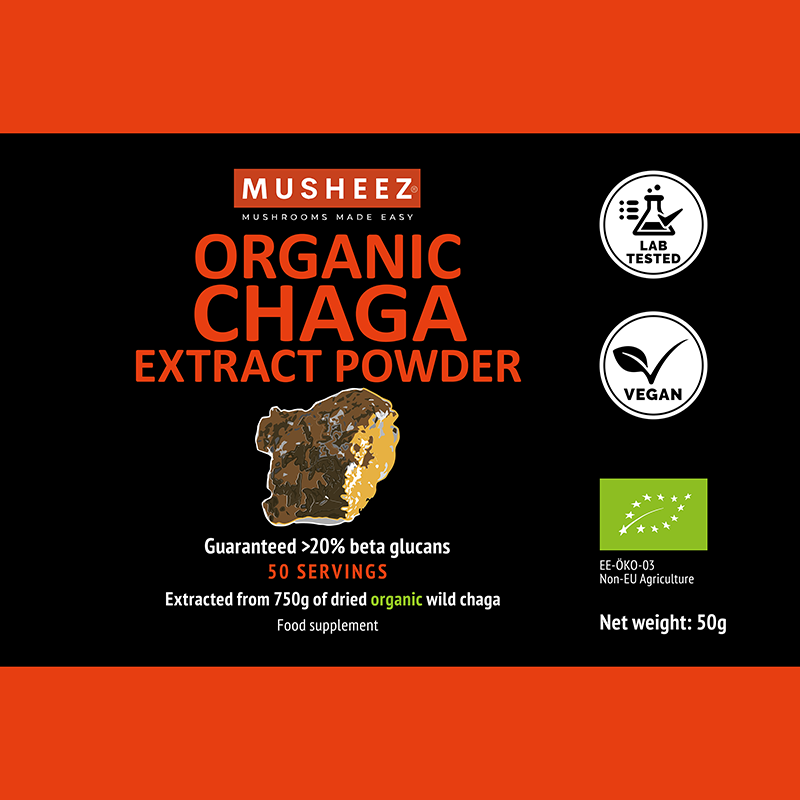 
                  
                    Organic Chaga Extract Powder (50g)
                  
                