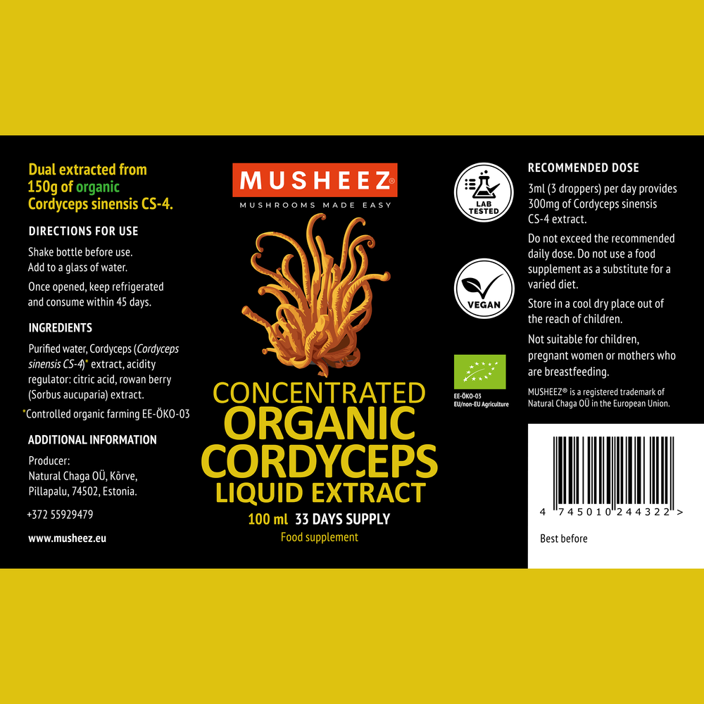 
                  
                    Organic Cordyceps Liquid Extract (100ml)
                  
                