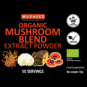 
                  
                    Organic Mushroom Blend Extract Powder (50g)
                  
                