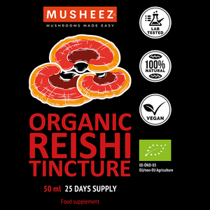 
                  
                    Organic Reishi Tincture 50ml (dual extract)
                  
                