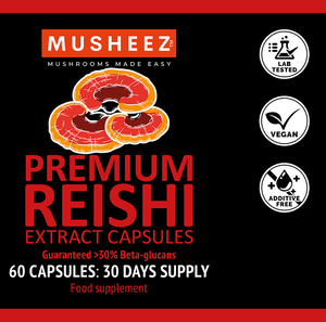 
                  
                    Premium Reishi Extract Capsules
                  
                