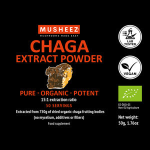 
                  
                    Organic Chaga Extract Powder (50g)
                  
                